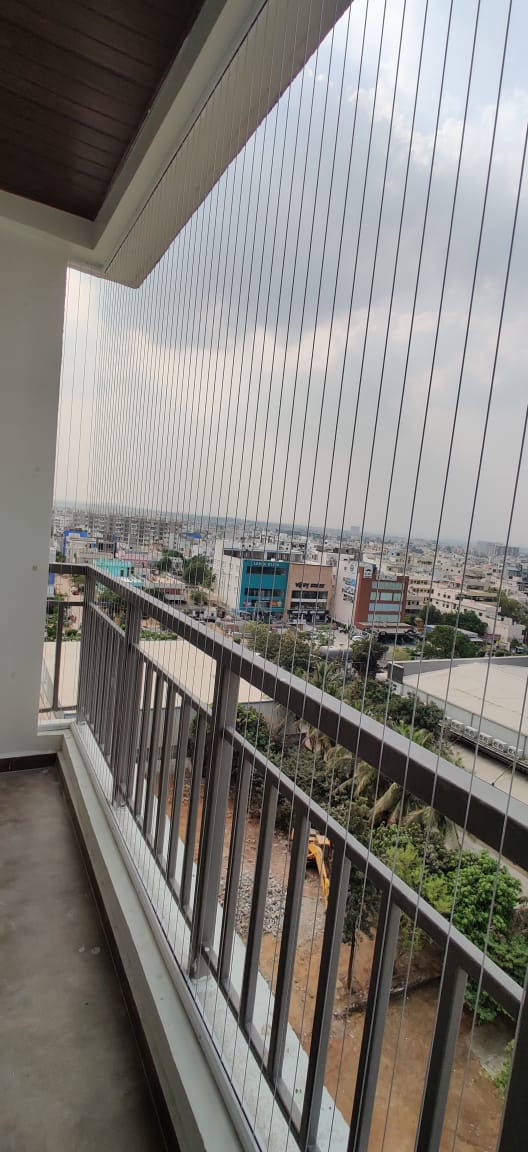 UPVC window with mesh